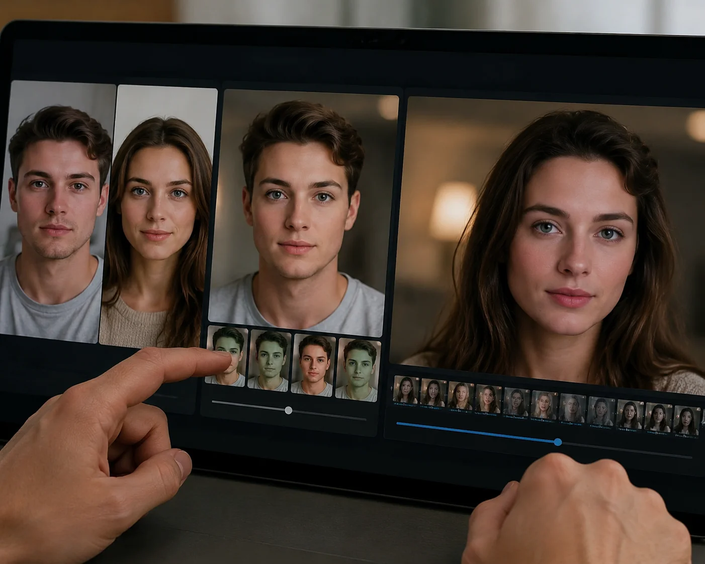 Reface vs Faceapp vs iMideo: Face Swap Comparison 2026 before and after face swap example