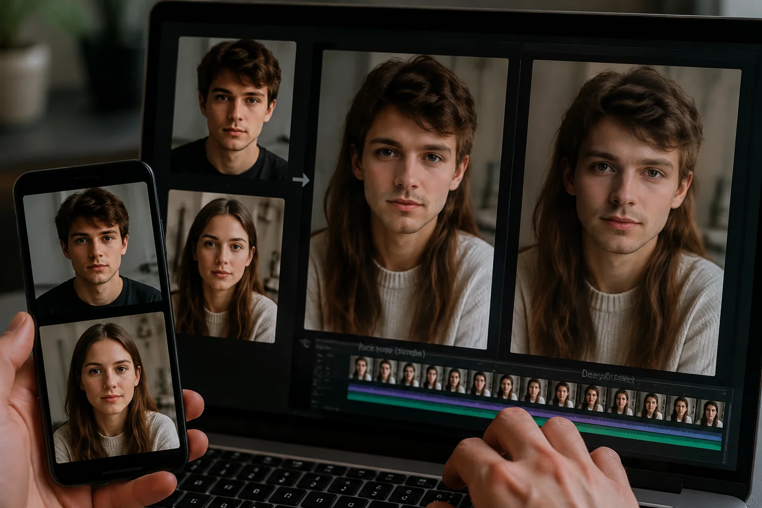 Head Swap vs Face Swap: When to Use Which before and after face swap example