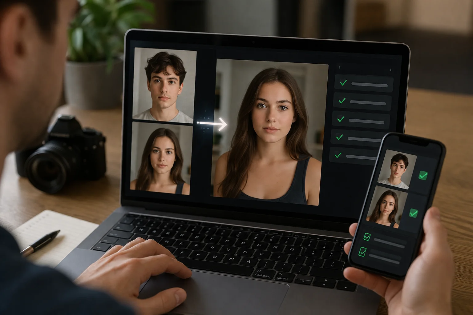 Is Face Swap App Safe? 2026 Privacy Audit before and after face swap example