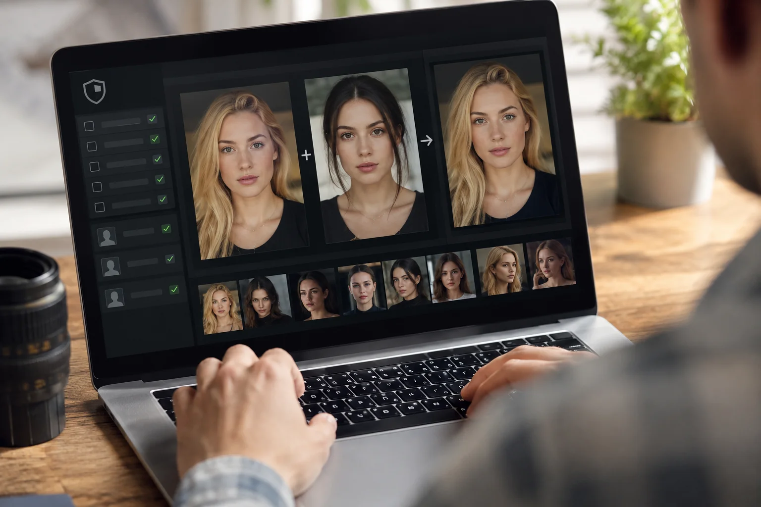 Celebrity Face Swap: Legal Guide (US/EU/UK) before and after face swap example