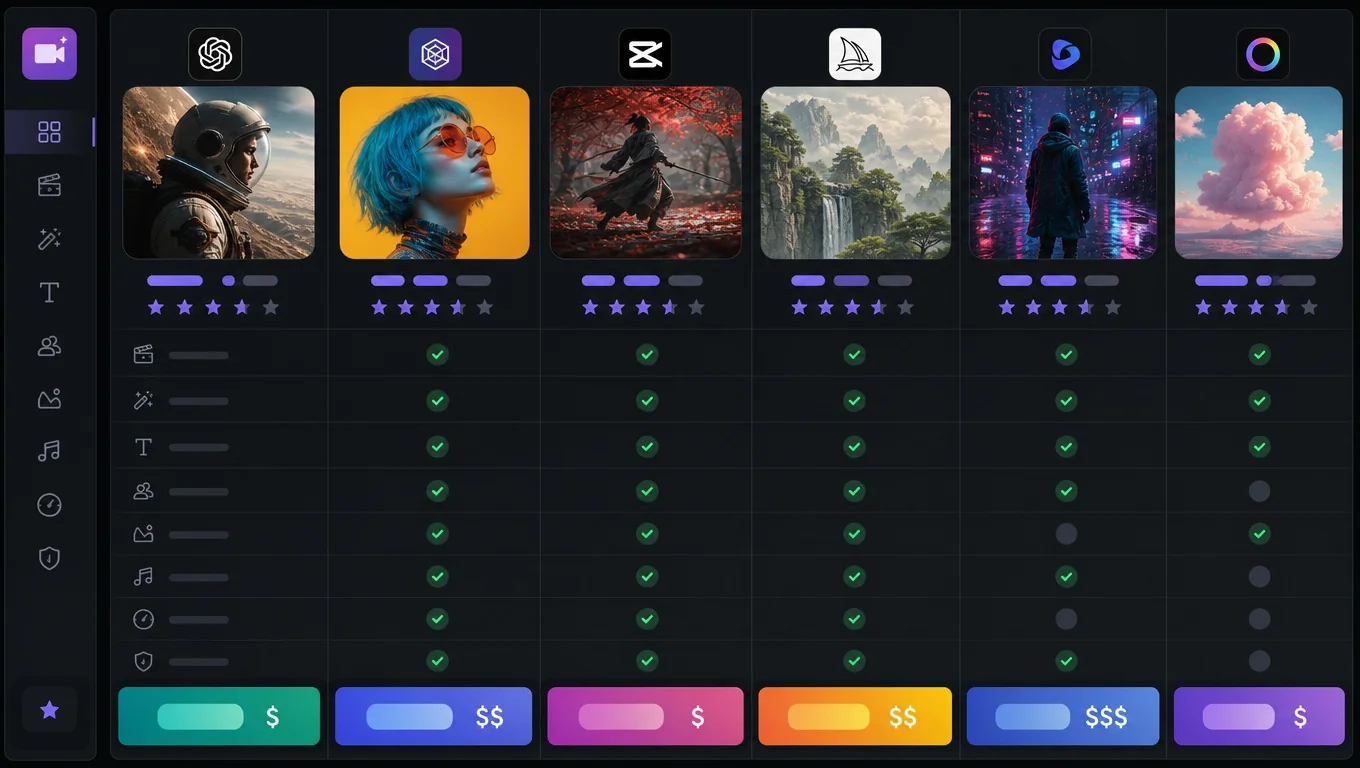 AI video generators compared by price and output