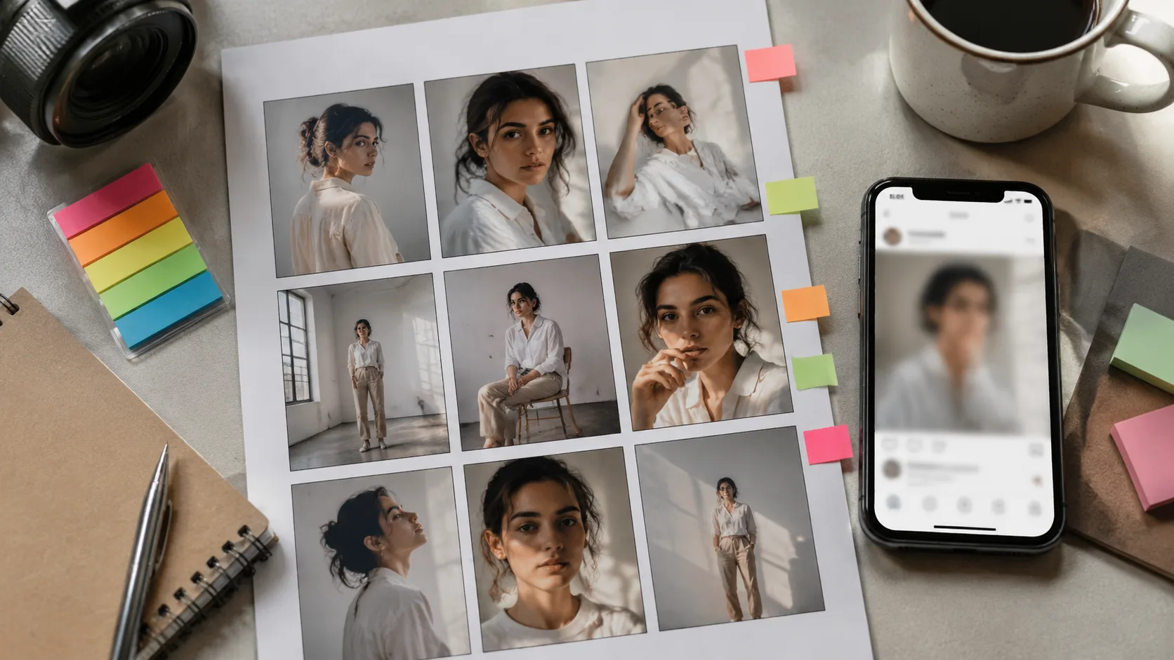 AI image face swap storyboard for social posts and greeting visuals