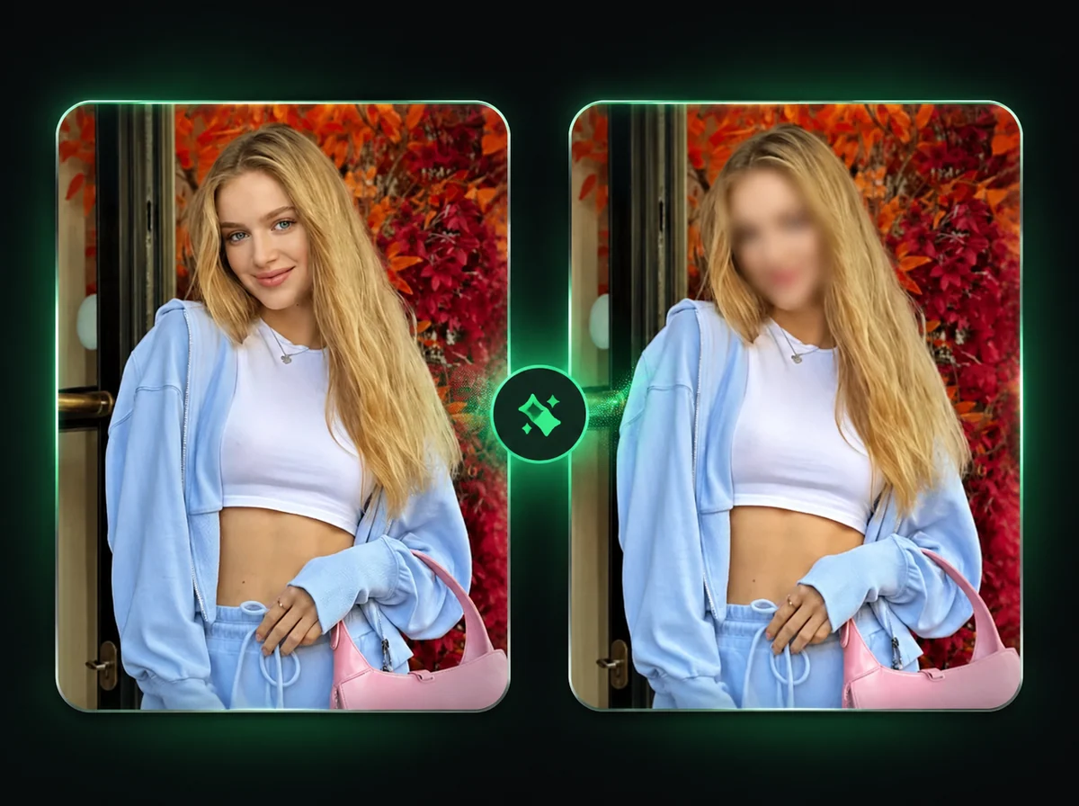 AI Image Face Blur Tool